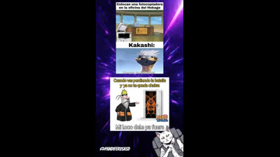 Cuándo vas perdiendo la batalla y ya no te queda chakra... #naruto #narutoshippuden #narutomemes