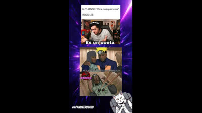 Rock Lee y su fanatismo por Gai Sensei xD #naruto #memes #rocklee #humor