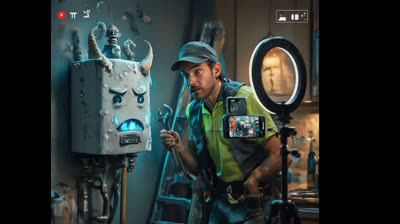 CHISTES: El fontanero de YouTube y la caldera del demonio