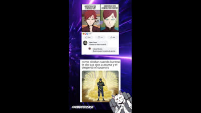 Como olvidar cuando Kurenai le prestó sus ojos a Asuma y desperto el Susano