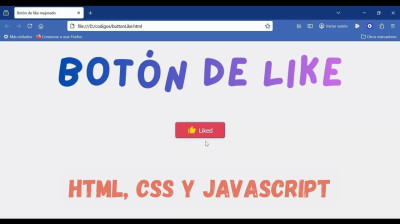 Cómo crear un Botón Like con animación usando HTML, CSS y JavaScript - Web development