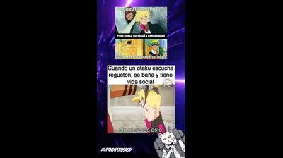 Cuando un otaku escucha reggaeton, se baña y tiene vida social... #naruto #memes #anime #humor