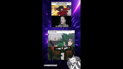 Nada mejor que reencontrarte con tu amigo de la adolescencia... #kakashi #itachi #naruto #memes