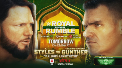 Gunther vs AJ Styles (Full Match)