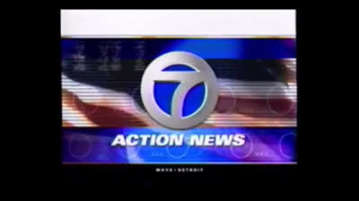 WXYZ Channel 7 Action News 11PM open - July 4, 2002