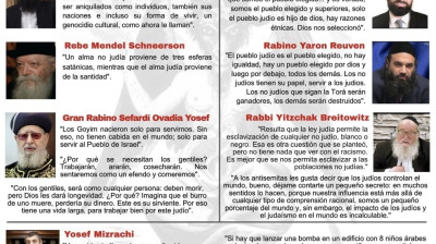 Epstein: “Los goyim nacieron sólo para servirnos, sin eso, no tienen lugar en el mundo, sólo para servir al pueblo de Israel”.
