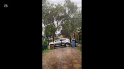 La increíble locura de HAARP en Maipu  Lluvias, Granizos e Inundación