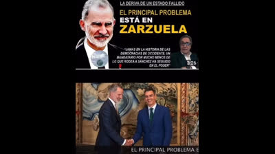 El masón, está demostrando lo que es, y ojala y sea la ultima monarquia borbónica