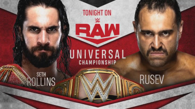 Seth Rollins vs Rusev - Universal Championship Match (Full Match)