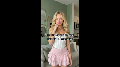 Idk who needs to hear this but a little head from a tgirl never ruined a friendship