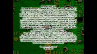 Cristina Mel Infantil Volume 1(Abertura De DVD CM TSC)De Cristina Mel Infantil Volume 1 De Cristina Mel Infantil Volume 1(Créditos Finais).mp4