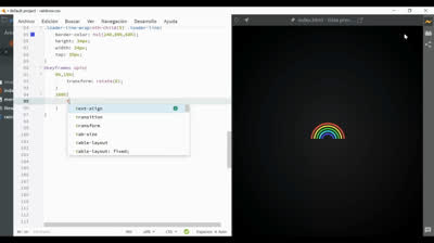 Cómo crear un loader arcoíris con HTML y CSS - Web development