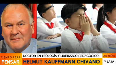 Los niños se enfrentan al desafío IA / Helmut Kauffmann Chivano