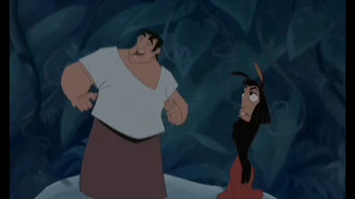 Pacha and Reba Kiss Kuzco