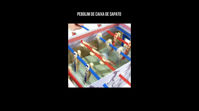 PEBOLIM DE CAIXA DE SAPATO