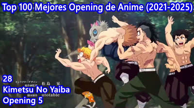 Top 100 Mejores Opening de Anime (2021-2025)