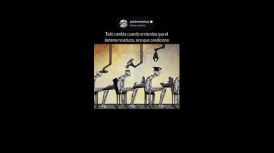 Nos entrenan para repetir, no para cuestionar. Para encajar, no para crear. Para obedecer, no para liderar.