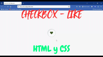 Botón de Like con HTML y CSS - Web development