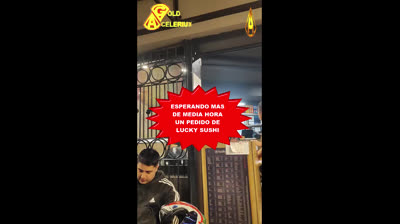 LUCKY SUSHINGADA SUERTE, @LUCKYSUSHI UN PEDIDO MAS DE MEDIA HORA, @GOLDACELERIUX