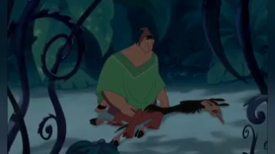 Kuzco and Pacha's adventure