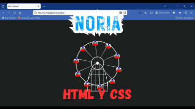 Cómo crear una Noria con HTML y CSS - Web development