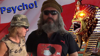 Sean Hross the PSYCHO - that claims the world is run by pharaonic nazi templars out of Switzerland