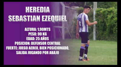 SEBASTIAN HEREDIA, DEFENSOR CENTRAL, Fútbol