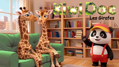 Kiwi Doc - Les Girafes | Dessin animé éducatif pour enfants | Épisode 3