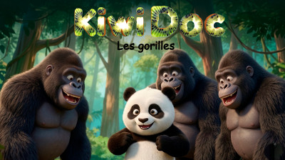 Kiwi Doc - Les Gorilles | Dessin animé éducatif pour enfants | Épisode 5