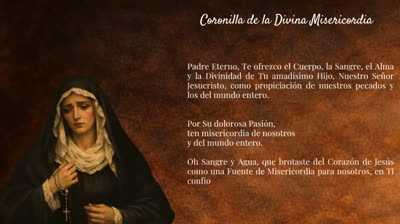 SEMANA SANTA DE LA MANO DE LA SANTÍSIMA VIRGEN MARÍA lunes santo