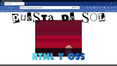 Cómo crear una puesta de sol con HTML y CSS - Web development