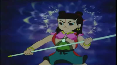 Le prince Nezha triomphe du roi Dragon