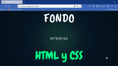 Cómo crear un fondo animado con HTML y CSS - Web development