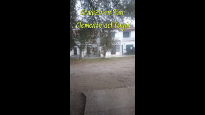GRANIZO EN SAN CLEMENTE DEL TUYU