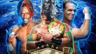 Laredo Kid vs Je'Von Evans vs Jack Cartwheel