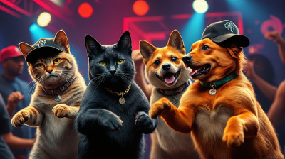 CERVEAU CASSÉ – chien vs chat (version déglinguée)