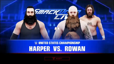 Rowan vs Harper (WWE 2K19)