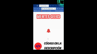 Cómo crear una animación de campana de notificación con HTML y CSS
