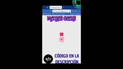 Cómo crear un botón de like con contador usando HTML, CSS y JavaScript