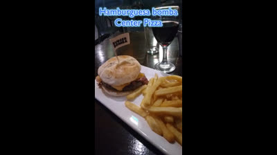 UNA BOMBA DE HAMBURGUESA, Center Pizza en San Clemente del Tuyú #viral