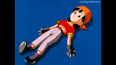 Dragon Ball GT (en castellano) capitulo 11 - La maldicion de Lurb , Pan se convierte en muñeca .