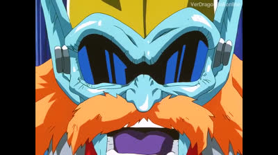 Dragon Ball GT (en castellano) capitulo 21 - Que verguenza , Goku se convierte en una placa de metal .