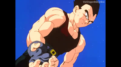 Dragon Ball GT (en castellano) capitulo 27 - Ambicion completa , Vegeta es poseido .