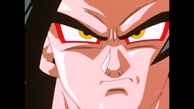 Dragon Ball GT (en castellano) capitulo 35 - El mas poderoso , el  Super saiyajin 4