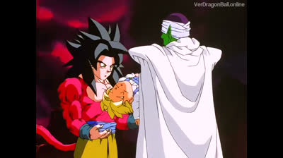 Dragon Ball GT (en castellano) capitulo 40 - La tierra explota , la importante decision de Piccolo .