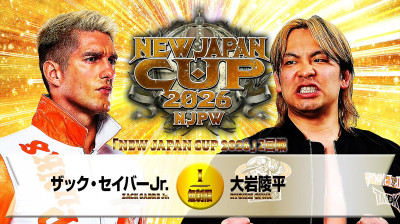 NJPW New Japan Cup-Zack Sabre Jr vs Ryohei Oiwa