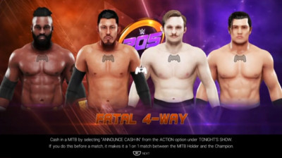 Akira Tozawa vs Gentlemen Jack Gallagher vs Cedric Alexander vs Humberto Carrillo (WWE 2K19)
