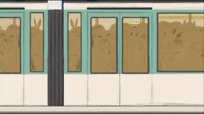 Mamie dans le métro