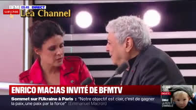L'émotion d'Enrico Macias sur le plateau du 9 à 10 avec Apolline de Malherbe