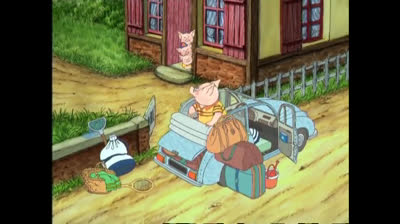 La famille cochon part à la mer